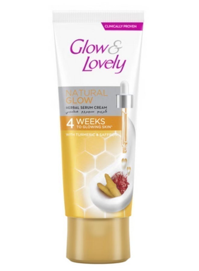 GLOW & LOVELY Formerly Fair & Lovely Face Cream with VitaGlow, Herbal Balance for glowing skin, 100g - Image 1